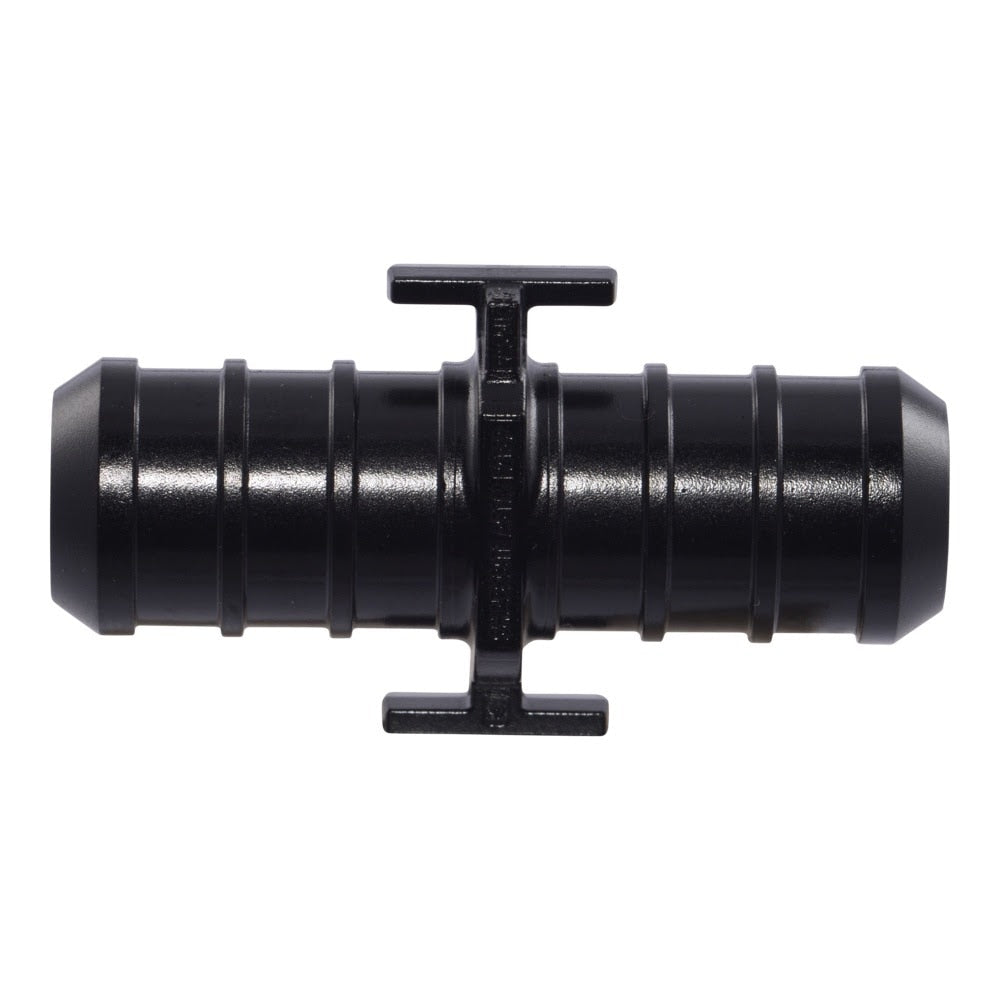 SharkBite UP008 1/2 in x 1/2 in Poly Barb PEX Coupling for Crimp or Clamp Rings - 2