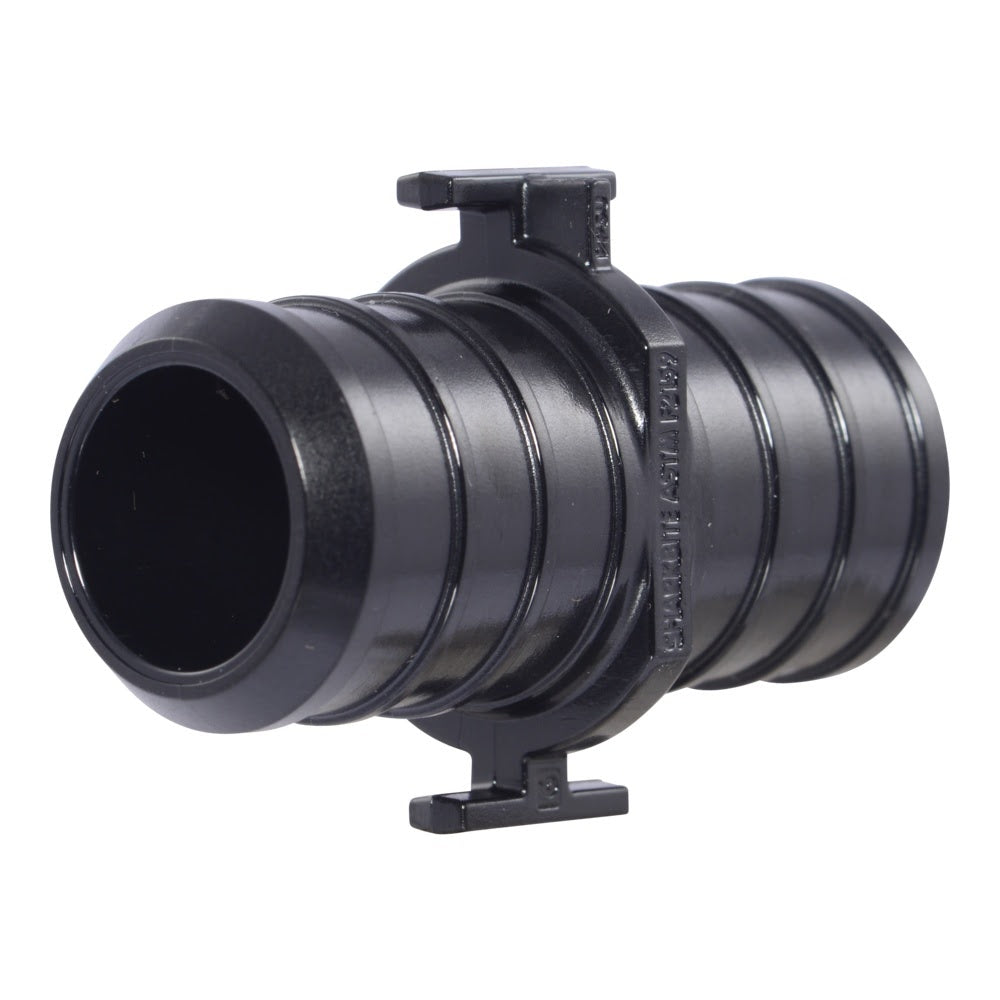SharkBite UP016 3/4 in. x 3/4 in. Poly Barb Coupling for PEX and PE-RT Pipe