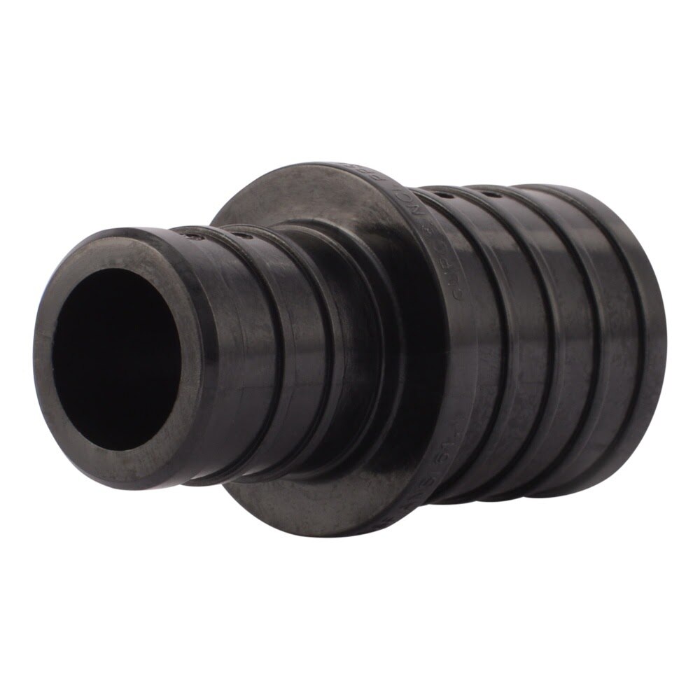 SharkBite UP060 1 in. x 3/4 in. Poly Barb Reducing Coupling for PEX Pipe