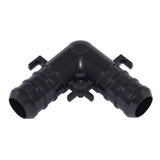 SharkBite UP248 1/2 in x 1/2 in Poly Barb 90 Degree PEX Crimp Elbow Fitting