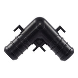 SharkBite UP248 1/2 in x 1/2 in Poly Barb 90 Degree PEX Crimp Elbow Fitting - 2