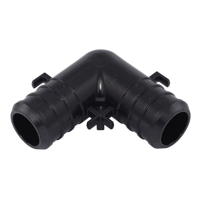 SharkBite UP256 3/4 in x 3/4 in Poly Barb Elbow for PEX and PE-RT Pipe