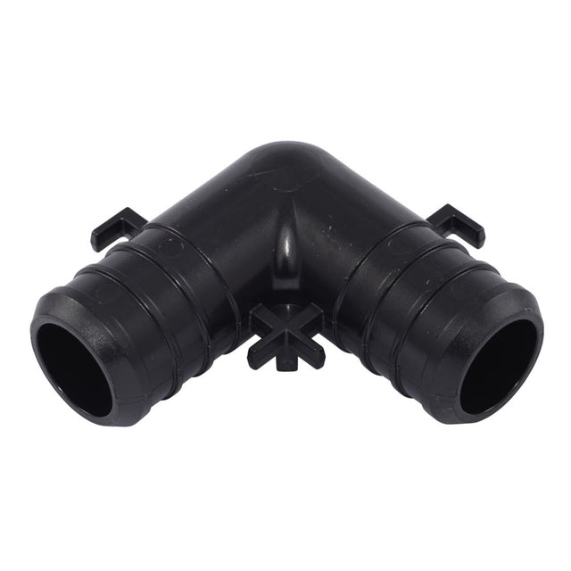 SharkBite UP256 3/4 in x 3/4 in Poly Barb Elbow for PEX and PE-RT Pipe