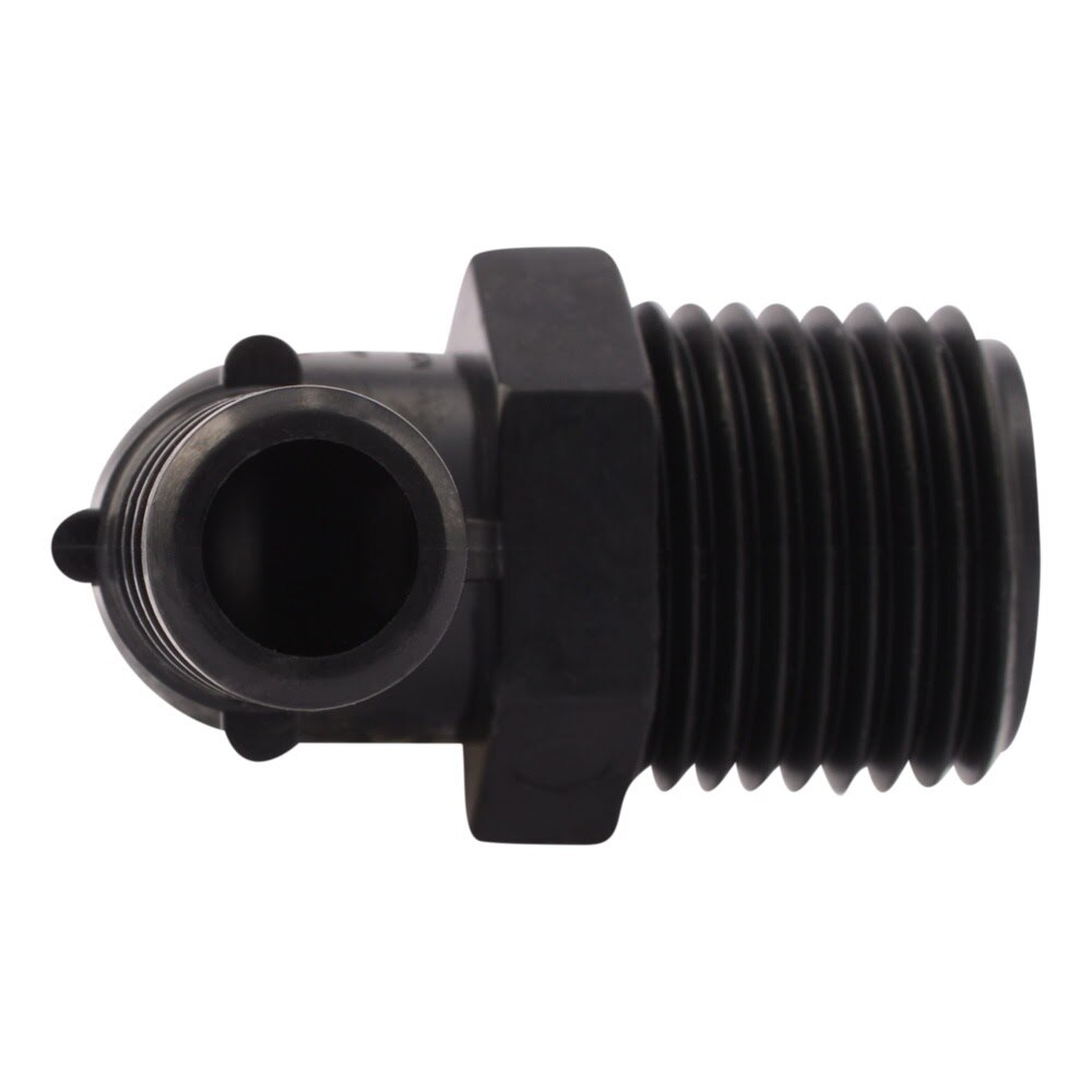 SharkBite UP280 1/2 in. x 1/2 in. Poly Barb Adapter Elbow with Male NPT Threads for PEX Pipe - 3