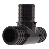 SharkBite UP374 1 in x 1 in x 1 in Poly Barb Tee for PEX and PE-RT Pipe