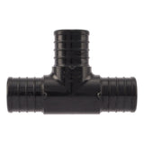 SharkBite UP374 1 in x 1 in x 1 in Poly Barb Tee for PEX and PE-RT Pipe - 2