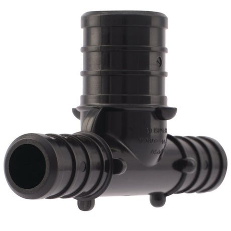 SharkBite UP408 1/2 in. x 1/2 in. x 3/4 in. Poly Barb Bullnose PEX Tee