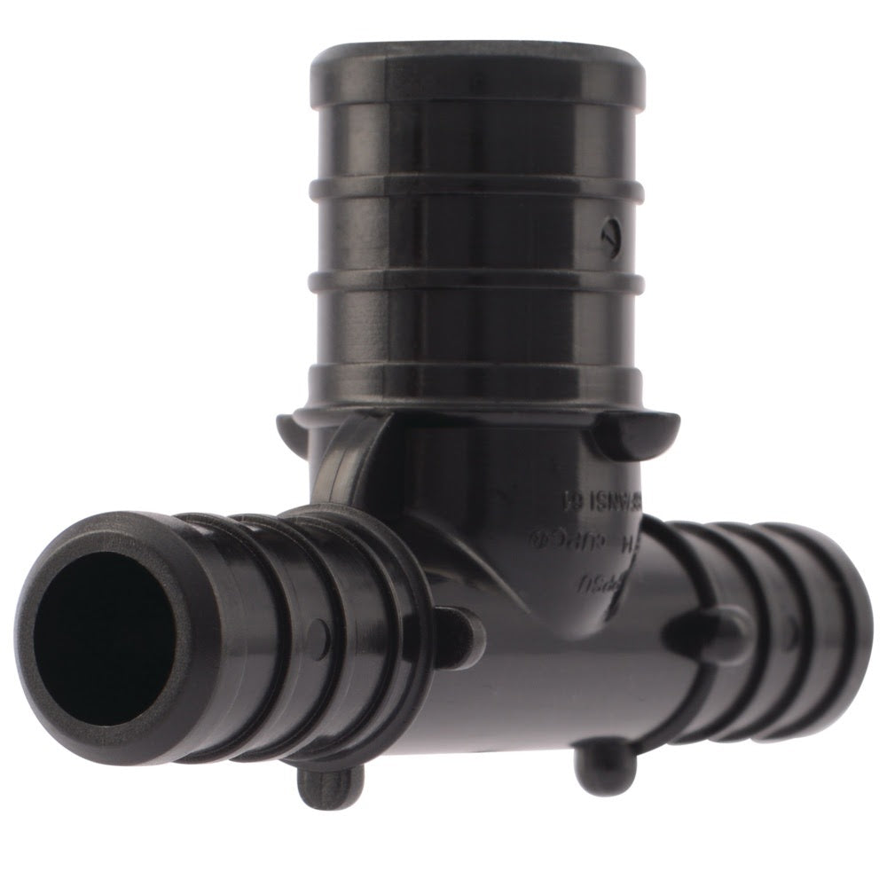 SharkBite UP408 1/2 in. x 1/2 in. x 3/4 in. Poly Barb Bullnose PEX Tee