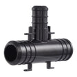 SharkBite UP412 3/4 in x 3/4 in x 1/2 in Poly Barb Reducing Tee for PEX and PE-RT Pipe