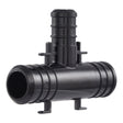 SharkBite UP412 3/4 in x 3/4 in x 1/2 in Poly Barb Reducing Tee for PEX and PE-RT Pipe