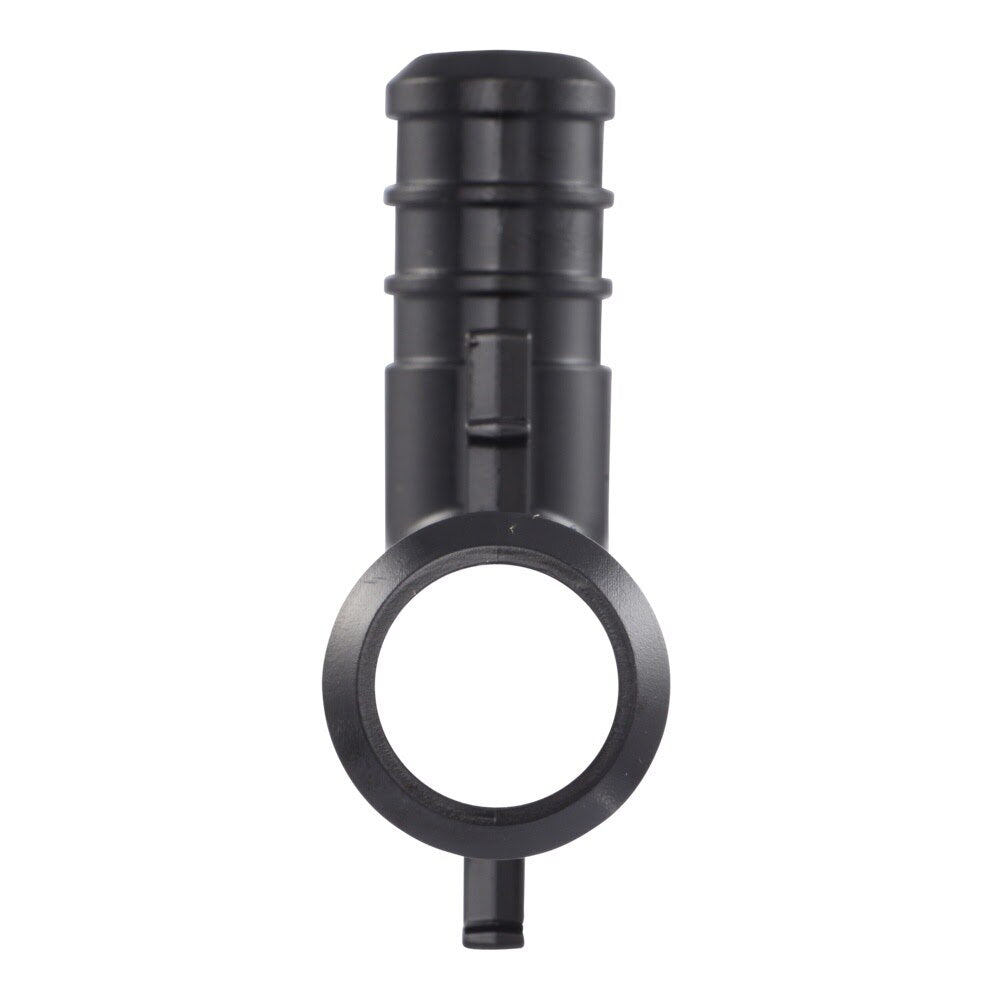 SharkBite UP412 3/4 in x 3/4 in x 1/2 in Poly Barb Reducing Tee for PEX and PE-RT Pipe - 3