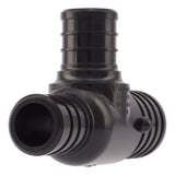 SharkBite UP414 1 in x 3/4 in x 3/4 in Poly Barb Reducing Tee for PEX and PE-RT Pipe