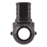 SharkBite UP414 1 in x 3/4 in x 3/4 in Poly Barb Reducing Tee for PEX and PE-RT Pipe - 3