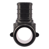 SharkBite UP416 1 in. x 1 in. x 3/4 in. Poly Barb Reducing Tee for PEX and PE-RT Pipe - 3