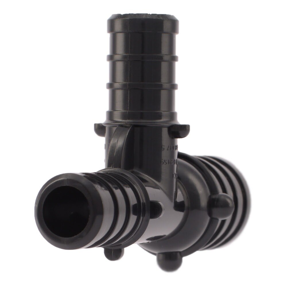 SharkBite UP454 Poly Barb Reducing Tee 3/4 in. x 1/2 in. x 1/2 in. for PEX Pipe