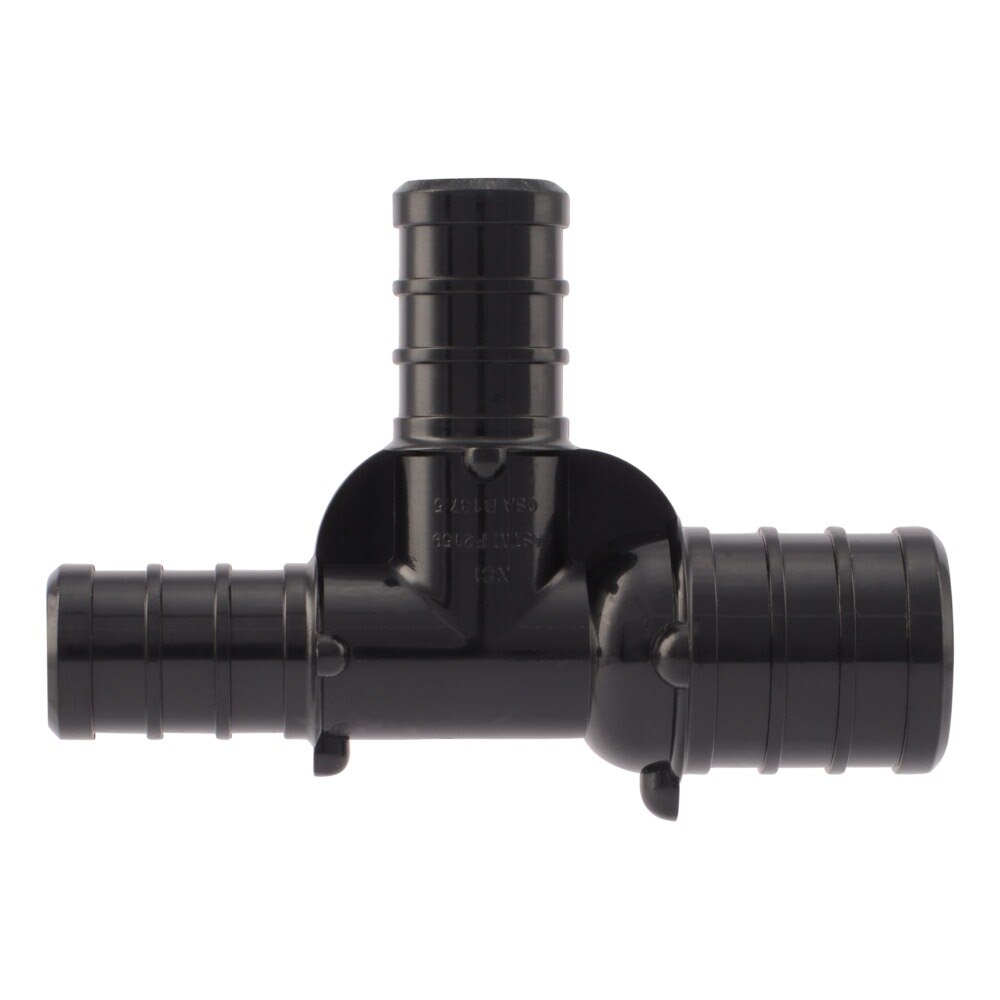 SharkBite UP454 Poly Barb Reducing Tee 3/4 in. x 1/2 in. x 1/2 in. for PEX Pipe - 2