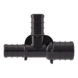 SharkBite UP454 Poly Barb Reducing Tee 3/4 in. x 1/2 in. x 1/2 in. for PEX Pipe - 2