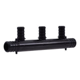 SharkBite UPMPT3O Poly Barb 3-Port Multi-Port Open Tee 3/4 in. Inlet x 1/2 in. Outlet