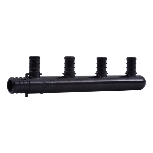 SharkBite UPMPT4C Poly Barb 4-Port Closed Tee 3/4 in. Inlet x 1/2 in. Outlet