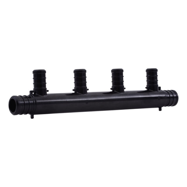 SharkBite UPMPT4O 3/4 in. Inlet x 1/2 in. Outlet Poly Barb 4-Port Multi-Port Open Tee