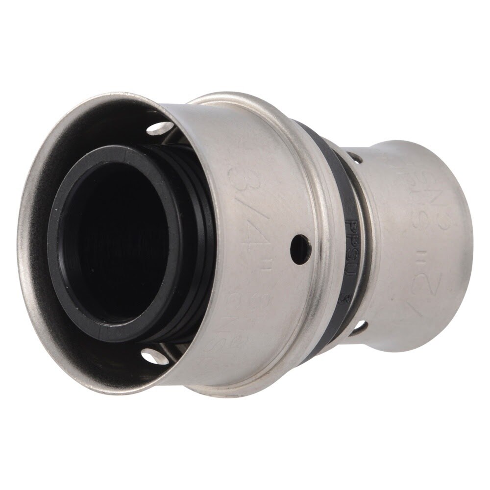 SharkBite UPP058 3/4 in. x 1/2 in. Poly PEX Press Reducing Coupling for PEX-a and PEX-b Pipe
