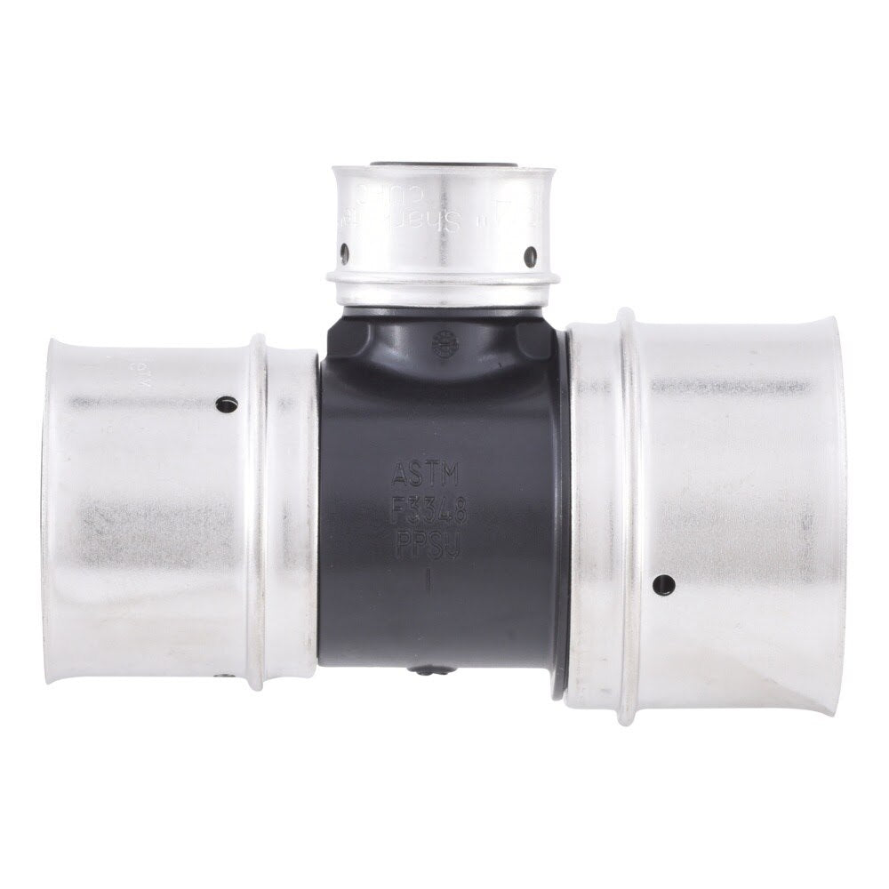 SharkBite UPP08413522 Poly PEX Press Reducing Tee 1-1/2 in. x 1-1/4 in. x 3/4 in. - 3