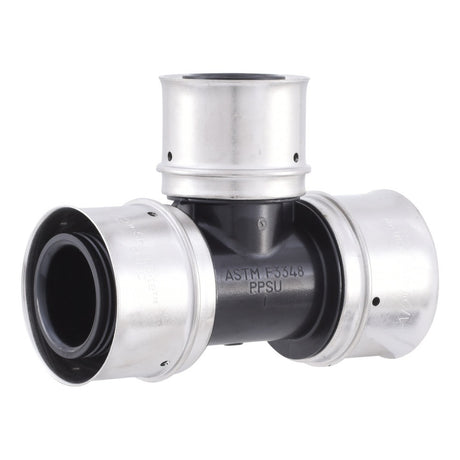 SharkBite UPP08414135 Poly PEX Press Reducing Tee 1-1/2 in x 1-1/2 in x 1-1/4 in