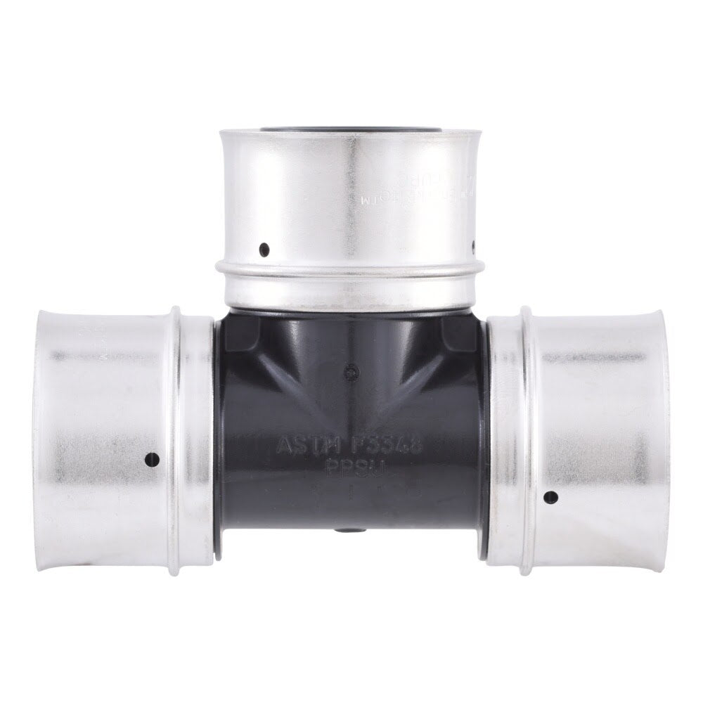 SharkBite UPP0841 1-1/2 in. x 1-1/2 in. x 1-1/2 in. Poly PEX Press Tee - 3