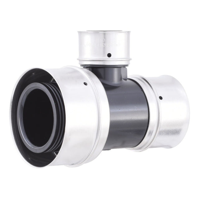 SharkBite UPP08544128 Poly PEX Press Reducing Tee 2 in x 1.5 in x 1 in Lead Free Polymer Fitting