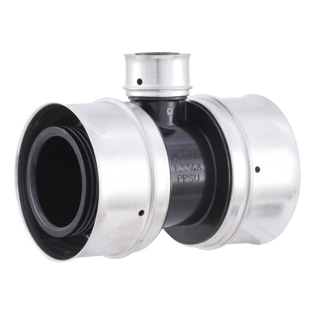 SharkBite UPP08545422 Poly PEX Press Reducing Tee 2 in x 2 in x 0.75 in Lead Free Polymer Fitting