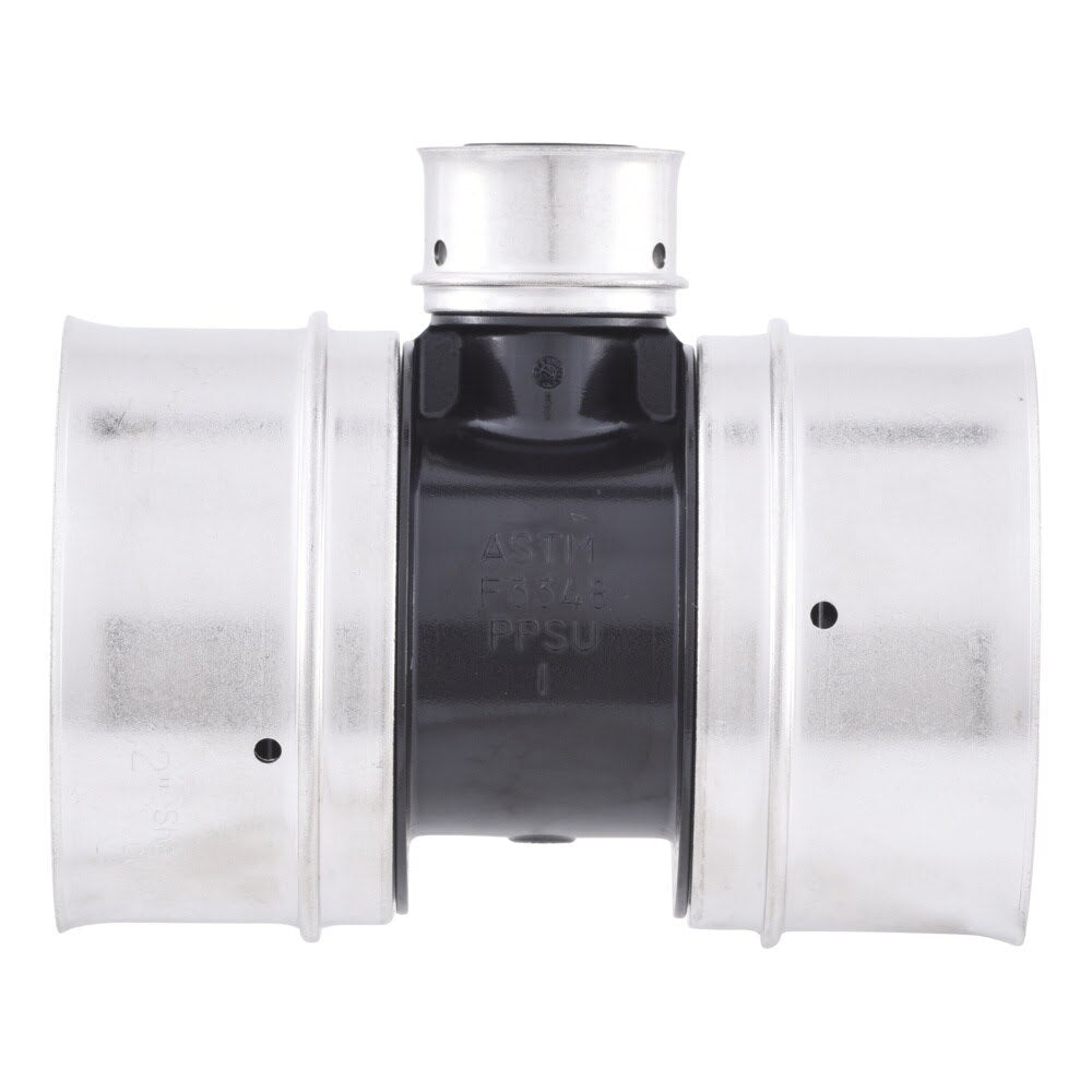 SharkBite UPP08545422 Poly PEX Press Reducing Tee 2 in x 2 in x 0.75 in Lead Free Polymer Fitting - 3