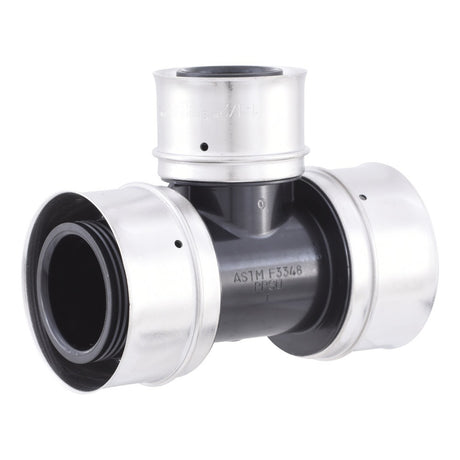 SharkBite UPP08545441 Poly PEX Press Reducing Tee 2 in x 2 in x 1-1/2 in