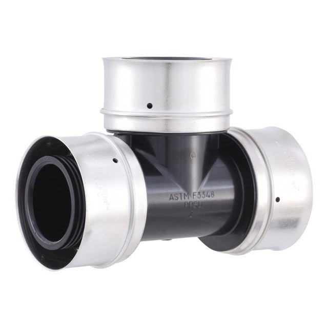 SharkBite UPP0854 2 in. x 2 in. x 2 in. Poly PEX Press Tee Fitting