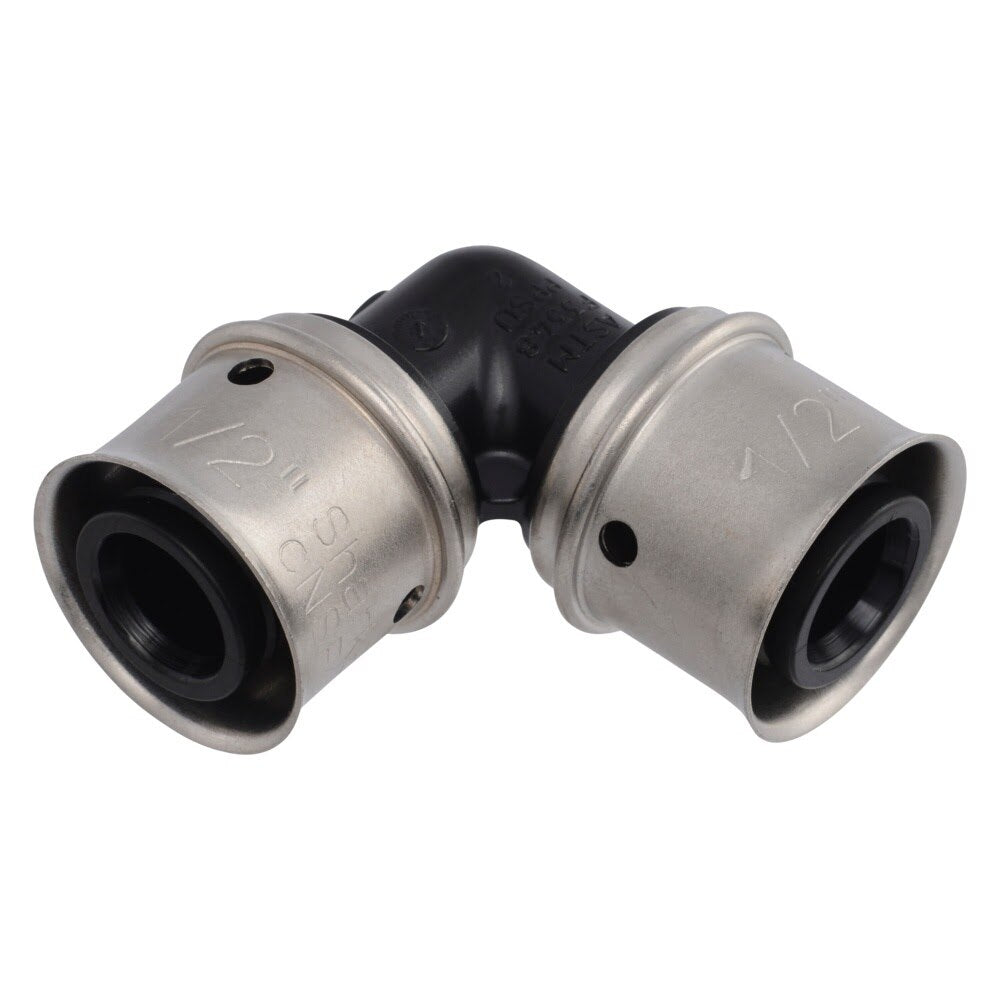 SharkBite UPP248 1/2 in. x 1/2 in. Poly PEX Press Elbow