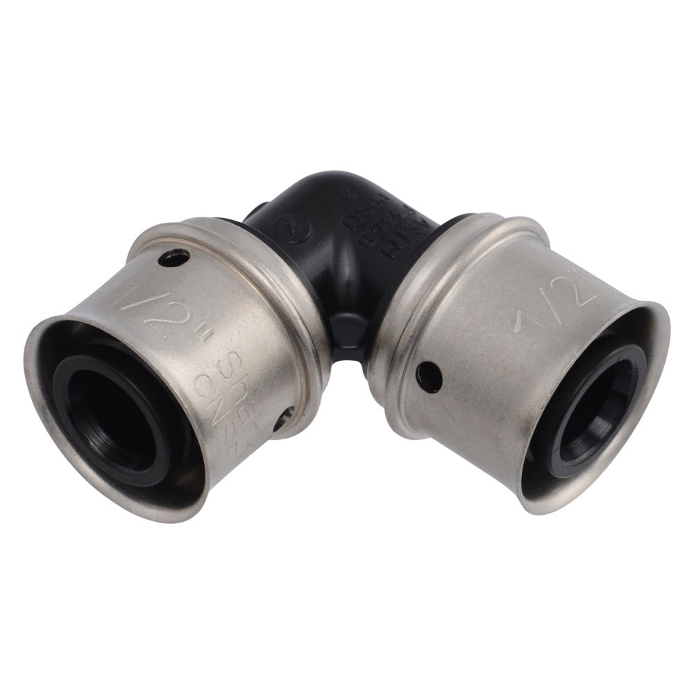 SharkBite UPP248 1/2 in. x 1/2 in. Poly PEX Press Elbow