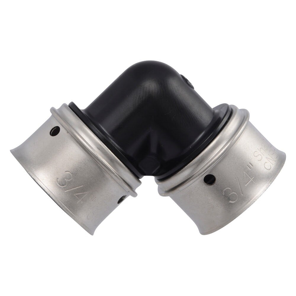 SharkBite UPP256 3/4 in. x 3/4 in. Poly PEX Press Elbow Fitting - 3