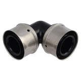 SharkBite UPP260 1 in x 1 in Poly PEX Press Elbow with Integrated Stainless Steel Sleeves