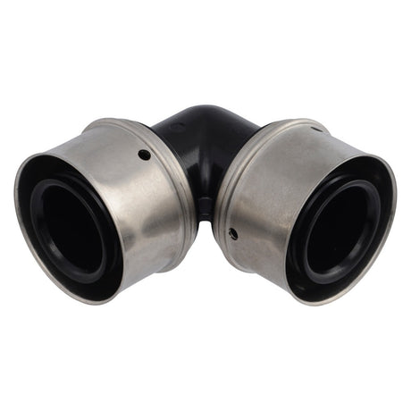 SharkBite UPP260 1 in x 1 in Poly PEX Press Elbow with Integrated Stainless Steel Sleeves