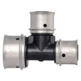 SharkBite UPP408 1/2 in x 1/2 in x 3/4 in Poly PEX Press Reducing Tee Lead Free Polymer Fitting - 3