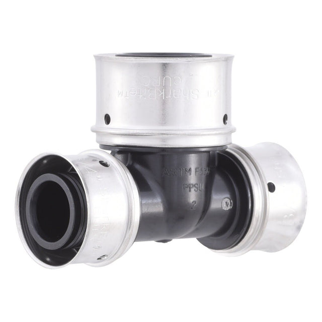 SharkBite UPP413 Poly PEX Press Reducing Tee 3/4 in x 3/4 in x 1 in