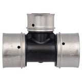 SharkBite UPP418 Poly PEX Press Reducing Tee 1 in. x 3/4 in. x 1 in. Lead Free Polymer Fitting - 3