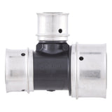 SharkBite UPP419 Poly PEX Press Reducing Tee Fitting 1 in x 3/4 in x 1/2 in - 3