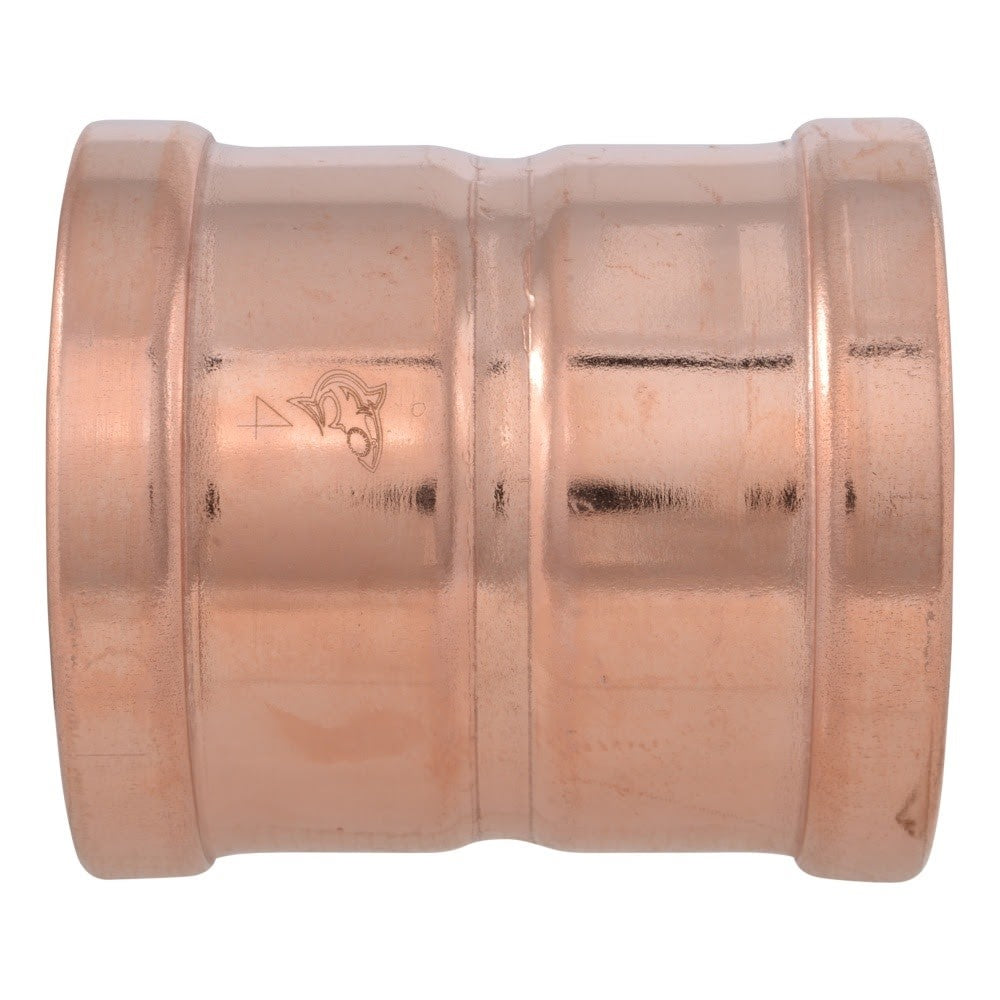 SharkBite UPR0105 4 in. Large Diameter Copper Press Coupling with Stop - 3