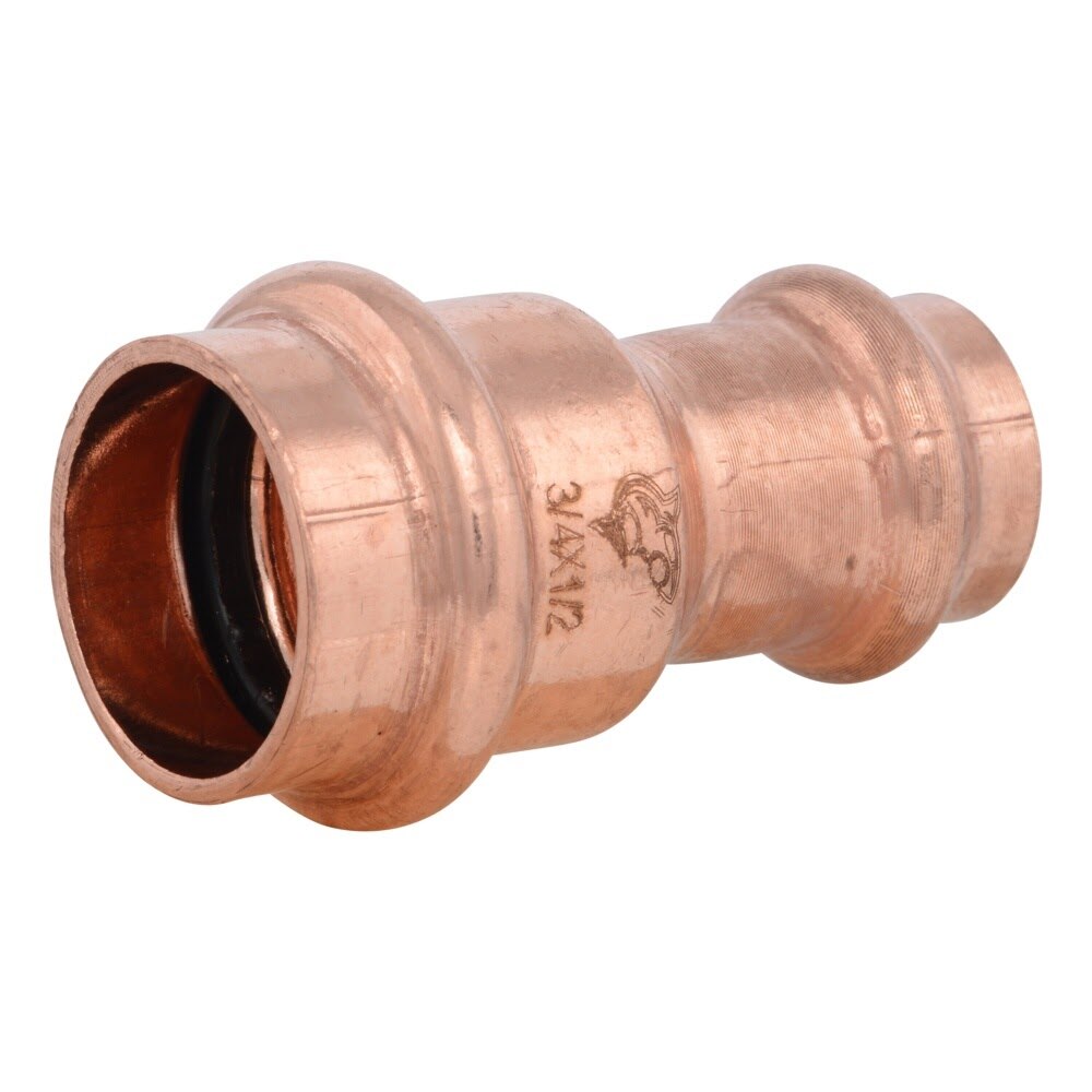 SharkBite UPR012216X5 3/4 in. x 1/2 in. Copper Press Reducing Coupling (5 Pack)