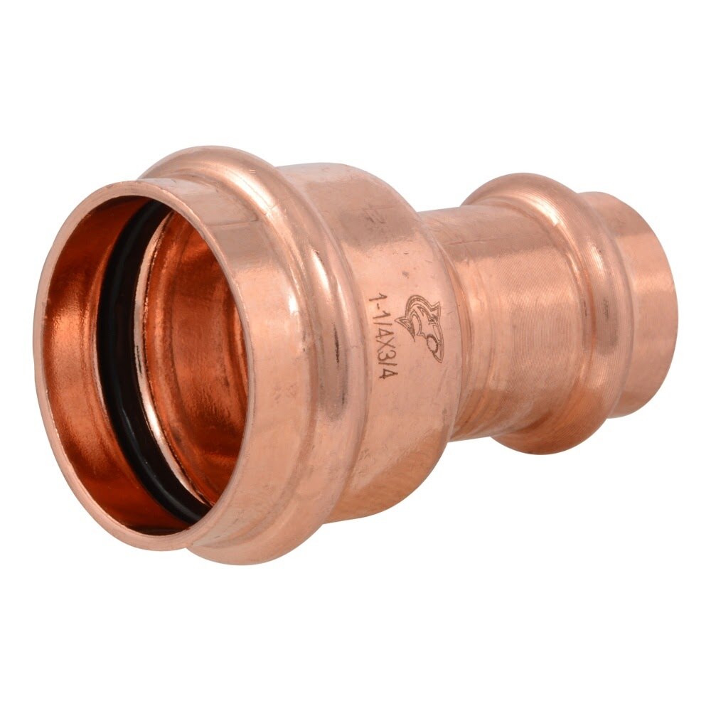 SharkBite UPR013522X4 1-1/4 in. x 3/4 in. Copper Press Reducing Coupling (4 Pack)
