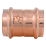 SharkBite UPR0135X4 1-1/4 in. Copper Press Coupling with Stop for Copper Pipe (4 Pack) - 3