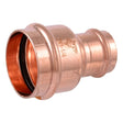 SharkBite UPR015135X2 2 in. x 1-1/4 in. Copper Press Reducing Coupling for Copper Tubing (2 Pack)