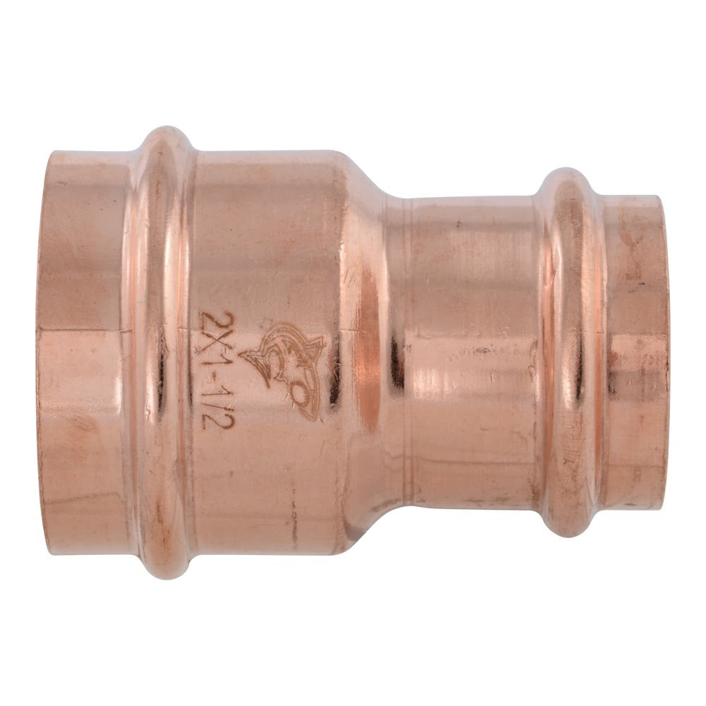 SharkBite UPR015441 2 in. x 1-1/2 in. Copper Press Reducing Coupling - 3