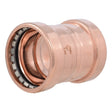 SharkBite UPR0167 2-1/2 in. Large Copper Press Coupling with Stop