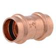 SharkBite UPR016X5 3/4 in. Copper Press Coupling with Stop for Copper Pipe (5 Pack)